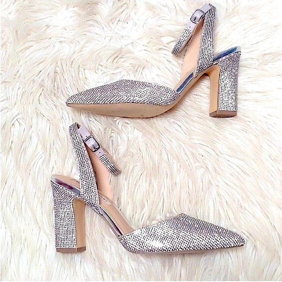 Chelsea & Violet Mary Rhinestone Heels - Picture 4 of 8